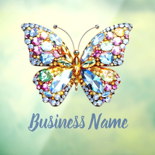 Schmetterling Fensteraufkleber (Blatt 3)