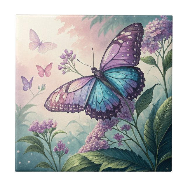 Schmetterling Fliese (Vorderseite)