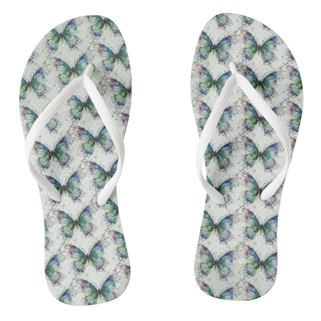 Schmetterling Flip Flops (Fußbett)