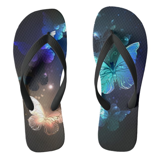 Schmetterling Flip Flops (Fußbett)