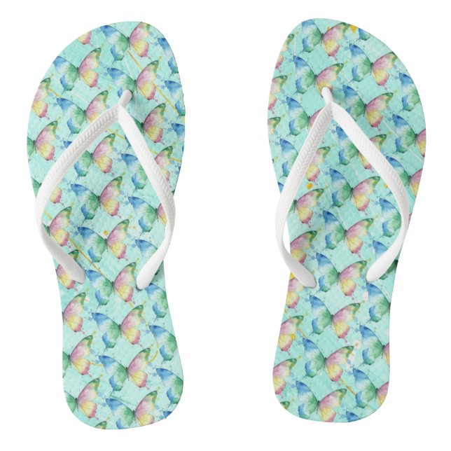 Schmetterling Flip Flops (Fußbett)