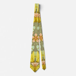 Schmetterling Floral Botanisch Bunt Krawatte