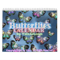 Schmetterling Flutterby in Valxart Kalender