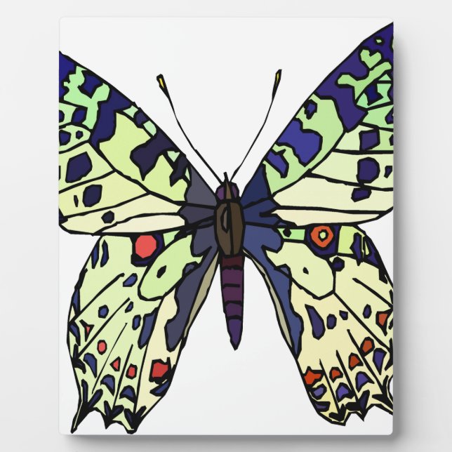 Schmetterling Fotoplatte (Vorderseite)