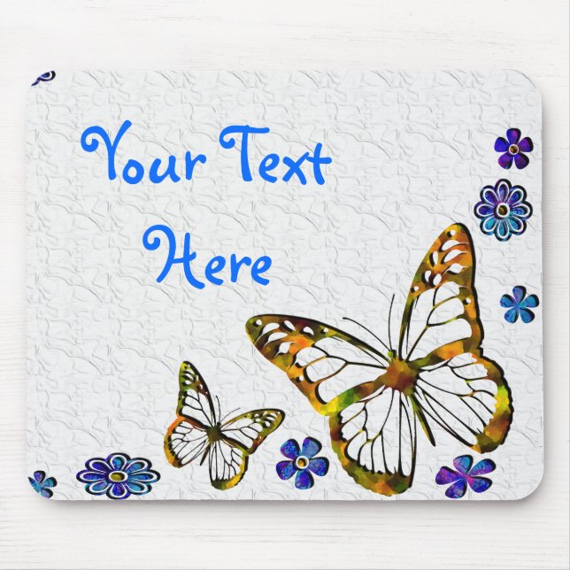 Schmetterling Frost Mousepad (Vorne)