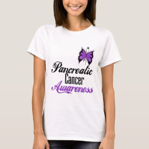 Schmetterling für das Bewusstsein für Bauchspeiche T-Shirt
