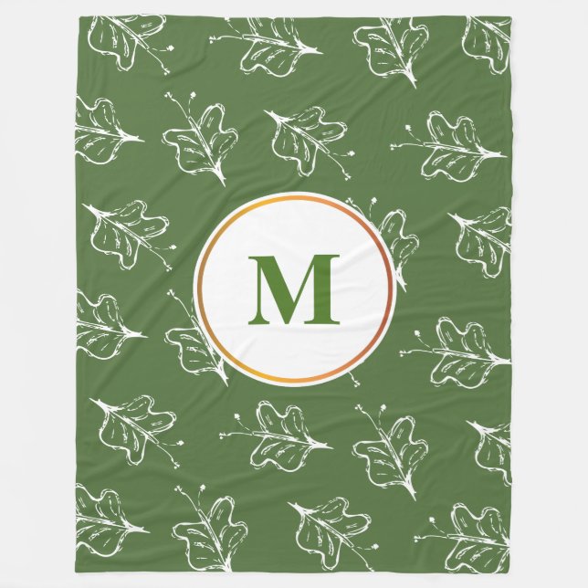 Schmetterling gemustert fleecedecke (Vorderseite)