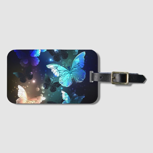 Schmetterling Gepäckanhänger (Vorderseite (Horizontal))
