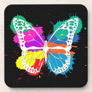 Schmetterling Getränkeuntersetzer