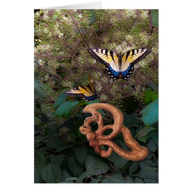 Schmetterling-Glück in der Umwandlung (Vorne)