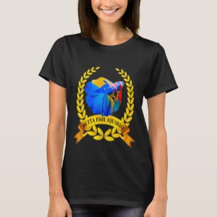 Schmetterling Goldfisch - schwarz T-Shirt