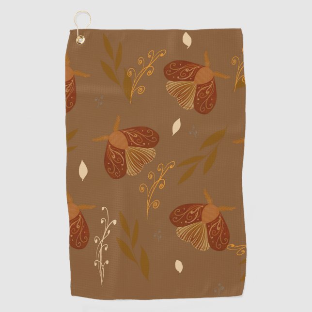 Schmetterling Golfhandtuch (Vorderseite)