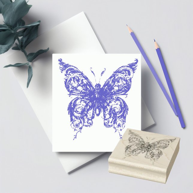 Schmetterling Gummistempel (Von Creator hochgeladen)