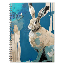 Schmetterling + Hase | Notebook-Journal Notizblock