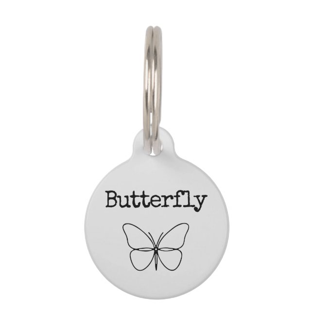 Schmetterling Haustiermarke (Vorderseite)