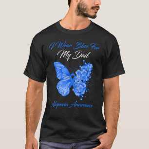 Schmetterling ich trage Blau für meinen Vater Alop T-Shirt