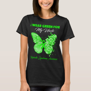 Schmetterling Ich trage Grün für meinen Onkel Neph T-Shirt