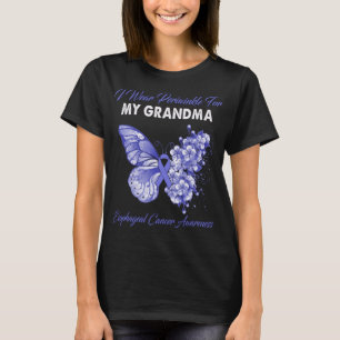 Schmetterling Ich trage Periwinkle für meine GRAND T-Shirt