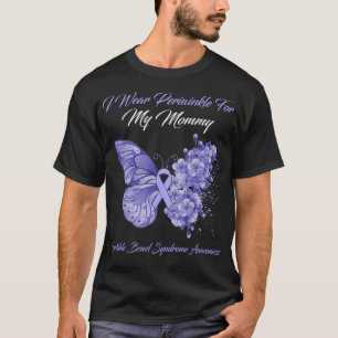 Schmetterling Ich trage Periwinkle für meine Mama T-Shirt