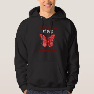 Schmetterling ich trage Rot für meinen Vater Subst Hoodie