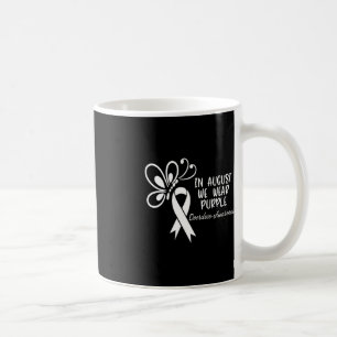 Schmetterling im August Wir tragen Lila Überdosier Kaffeetasse