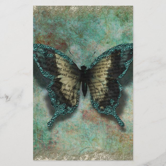 Schmetterling im Garten (Vorderseite)