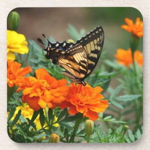 Schmetterling im Garten-Untersetzer-Set Getränkeuntersetzer