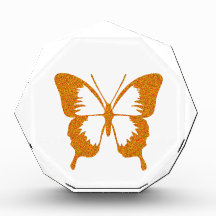 Schmetterling im Gold metallisch