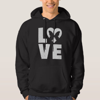 Schmetterling im Herzen Liebe Hoodie