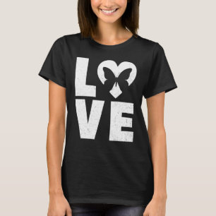 Schmetterling im Herzen Liebe T-Shirt