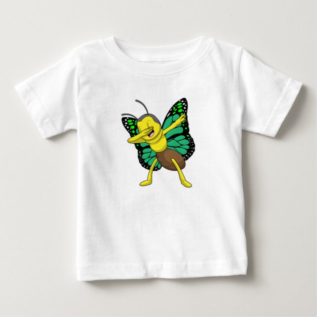 Schmetterling im Hip Hop-Dance-Labor Baby T-shirt (Vorderseite)