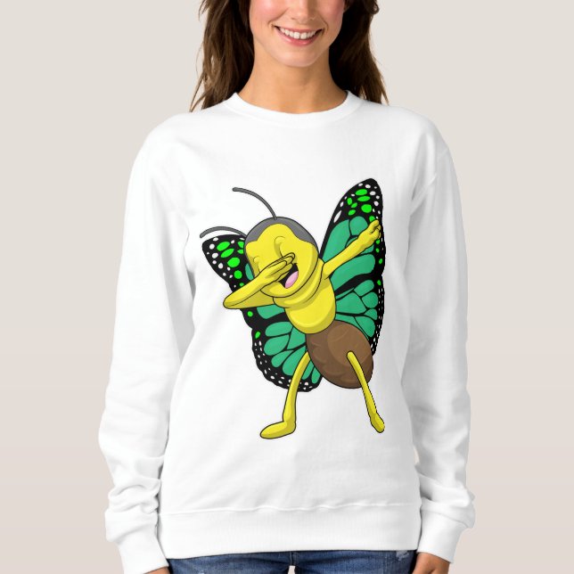Schmetterling im Hip Hop-Dance-Labor Sweatshirt (Vorderseite)
