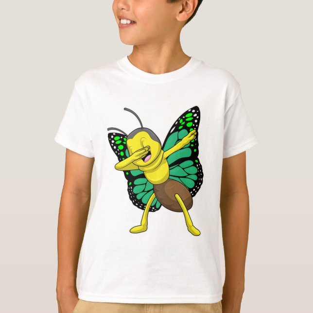 Schmetterling im Hip Hop-Dance-Labor T-Shirt (Vorderseite)