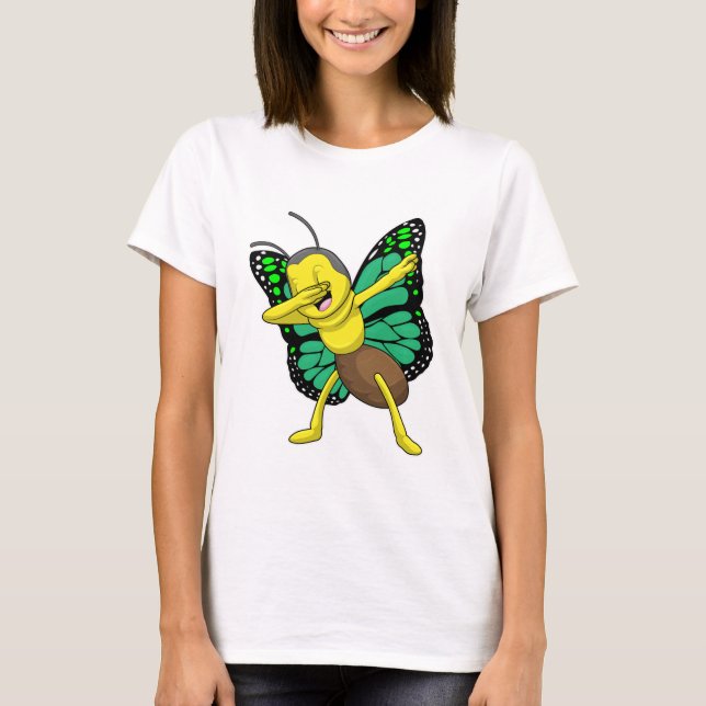 Schmetterling im Hip Hop-Dance-Labor T-Shirt (Vorderseite)