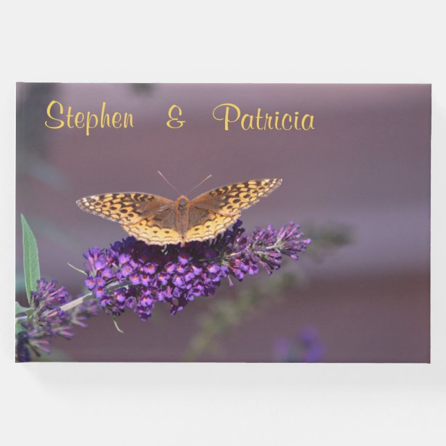 Schmetterling im Schmetterling Bush Gästebuch (Vorderseite)