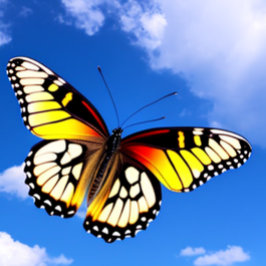 Schmetterling im T - Shirt