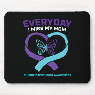 Schmetterling in der Mama des liebenden Gedächtnis Mousepad