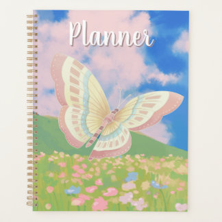 Schmetterling in einem Blumenfeld Gemälde Planer