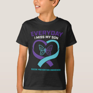 Schmetterling in Love Memory Son Suizidprävention T-Shirt