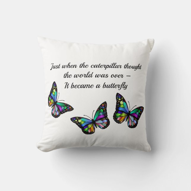 Schmetterling-Inspirationsangebot Kissen (Vorderseite)