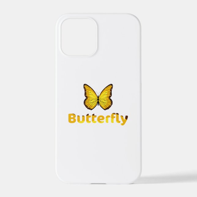 Schmetterling iPhone 12 Pro Hülle (Rückseite)