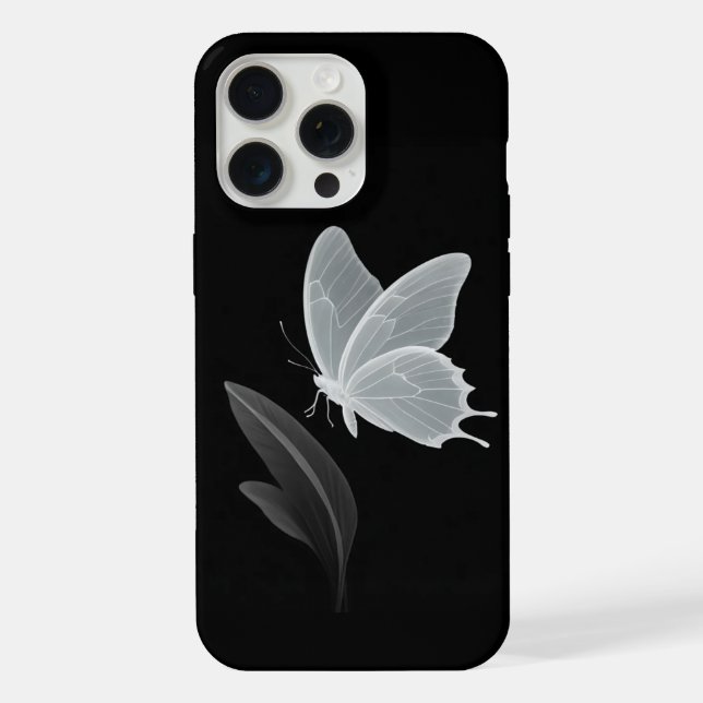 Schmetterling iPhone 15 Pro Max Hülle (Rückseite)