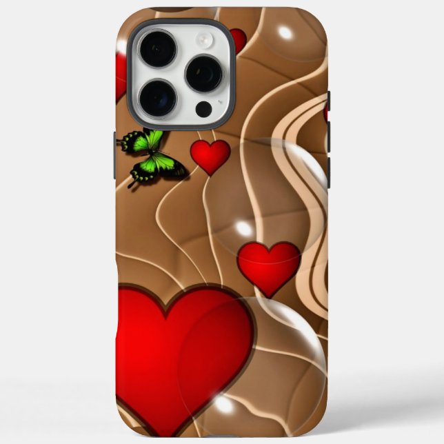 Schmetterling iPhone 16 Pro Max Hülle (Rückseite)