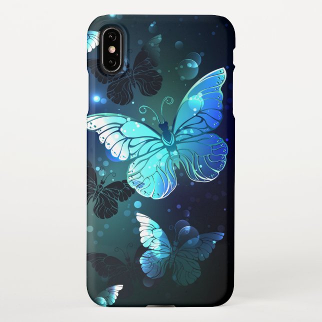 Schmetterling iPhone Hülle (Rückseite)