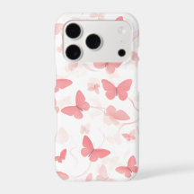 Schmetterling-iPhone-Hülle Rosa | Perlmuttschick