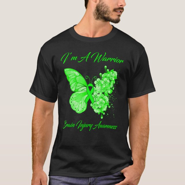 Schmetterling Iu2019m Gehirnverletzung T-Shirt (Vorderseite)