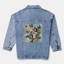 Schmetterling Jeansjacke