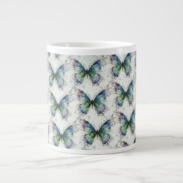Schmetterling Jumbo-Tasse (Vorderseite)
