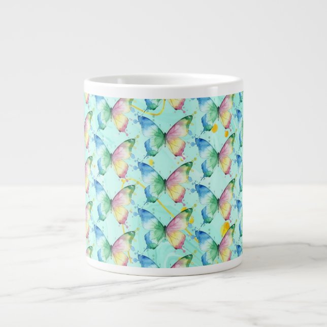Schmetterling Jumbo-Tasse (Vorderseite)