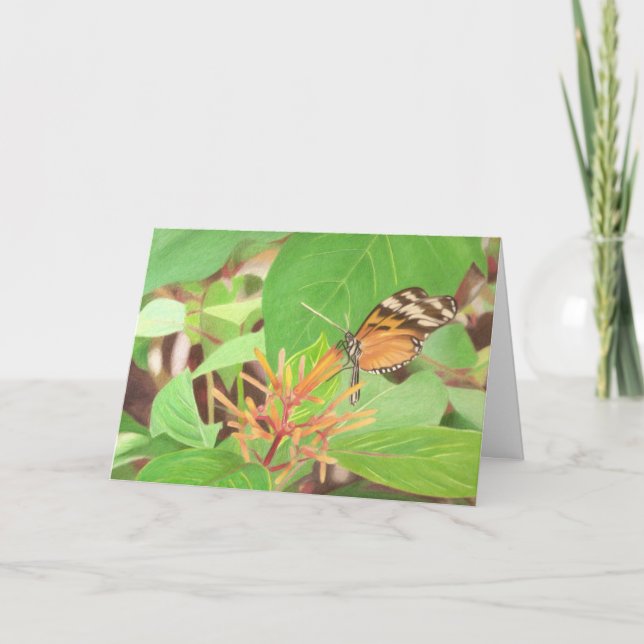 Schmetterling Karte (Vorderseite)